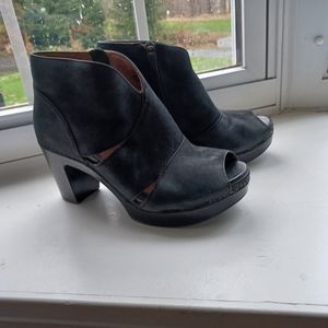 Dansko Peep Toe Bootie
